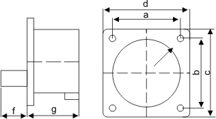 暗裝器具插頭ZYY-613尺寸圖 暗裝器具插頭ZYY-613尺寸圖